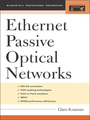 cover image of Ethernet Passive Optical Networks